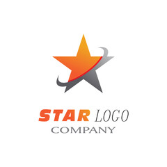 star logo design / emblem logo design inspiration