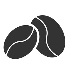 Coffee bean , Coffee Shop solid icon.