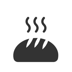 Bread , Coffee Shop solid icon.