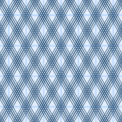 Fototapeta premium Japanese Diamond Line Plaid Vector Seamless Pattern