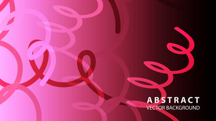 Abstract Colorful Curve Line Background with gradient color - vector