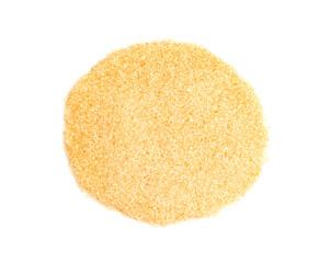 brown sugar isolated on a white background