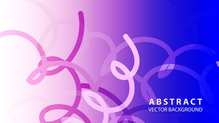 Abstract Colorful Curve Line Background with gradient color - vector