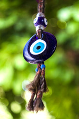 Matiasma Evil Eye with Green Background