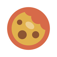 Cookie , Coffee Shop flat icon.