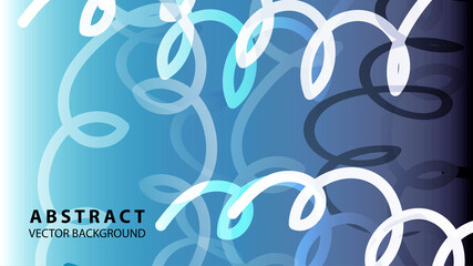 Obraz premium Abstract Colorful Curve Line Background with gradient color - vector