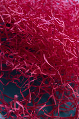 Red Shredded paper for background