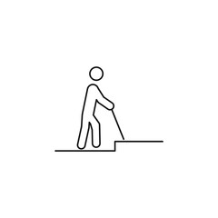 Disabled Handicap icons symbol vector elements for infographic web