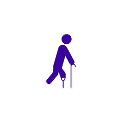 Disabled Handicap icons symbol vector elements for infographic web