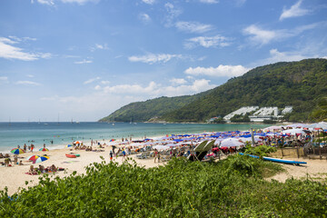 Fototapeta na wymiar Beach on Phuket Island, Thailand, South East Asia