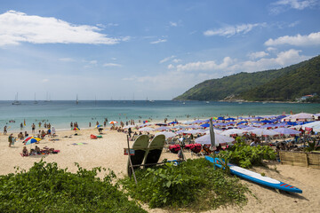 Fototapeta na wymiar Beach on Phuket Island, Thailand, South East Asia