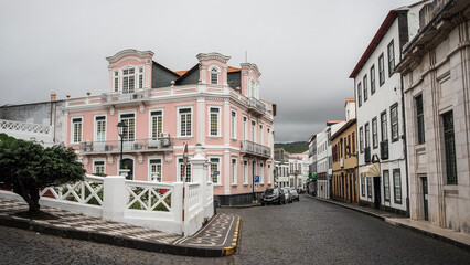 The landscape of Faial Island in the Azores
