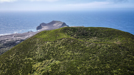 The landscape of Faial Island in the Azores