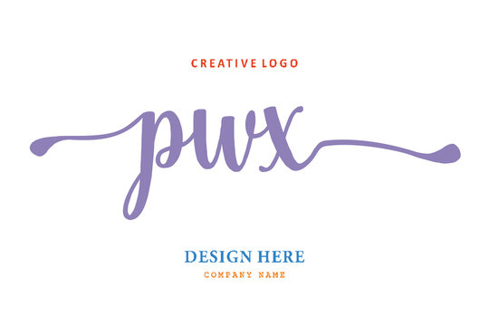 PWX lettering logo is simple, easy to understand and authoritative