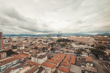 Fototapeta na wymiar Porto de Santos