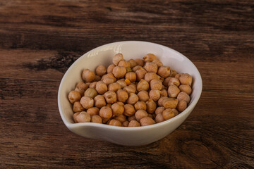 Vegan cuisine - Dry chickpea heap