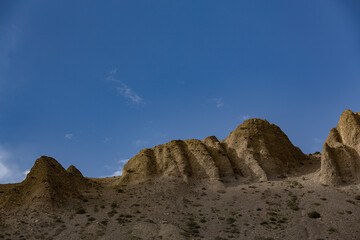 Fototapeta na wymiar Mountain landscape with sky 