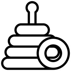 baby kid line icon,linear,outline,graphic,illustration