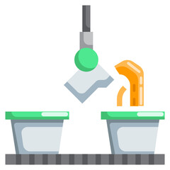 Industry_Steel Industry flat icon,linear,outline,graphic,illustration