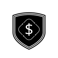 Money convert icon isolated on white background