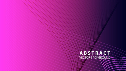 Abstract background design. gradient with geometric lines and light effect. Motion minimal concept - Vector
