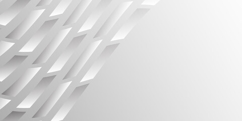 white and grey geometry background
