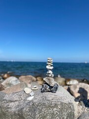stones on the beach