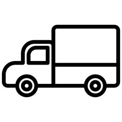 Order And Shipping_truck line icon,linear,outline,graphic,illustration
