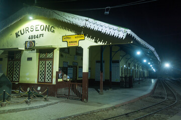 Kurseong Railway Station, Darjeeling, West Bengal, India