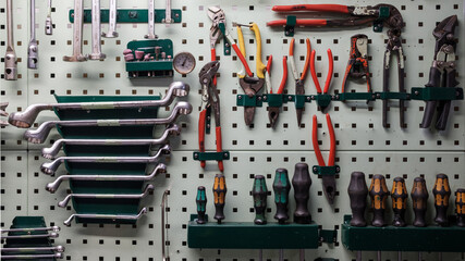 tools at workshop