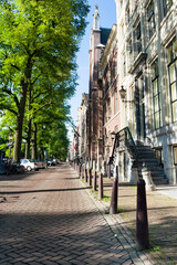 Obraz premium Stadsbeeld van Amsterdam, Cityscape of Amsterdam