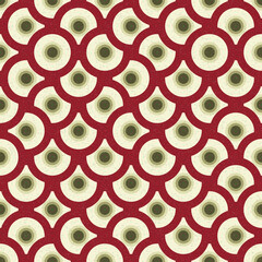 Abstract Geometric Pattern generative computational art illustration