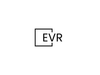 Obraz premium EVR Letter Initial Logo Design Vector Illustration