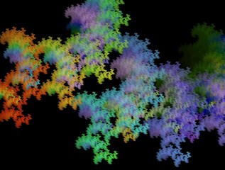 Imaginatory fractal background generated Image
