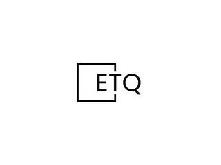 Fototapeta premium ETQ Letter Initial Logo Design Vector Illustration