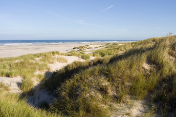 Fototapeta na wymiar Strand op Vlieland, Beach at Vlieland