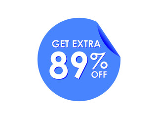 Get Extra 89% percent off Sale Round sticker