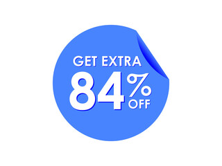Get Extra 84% percent off Sale Round sticker