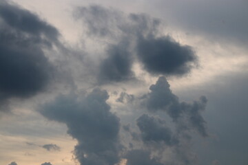 Dark depressive cloudscape