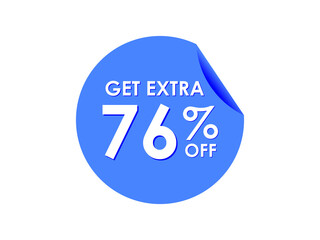 Get Extra 76% percent off Sale Round sticker