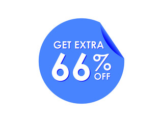Get Extra 66% percent off Sale Round sticker
