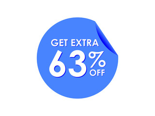 Get Extra 63% percent off Sale Round sticker