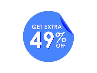 Get Extra 49% percent off Sale Round sticker