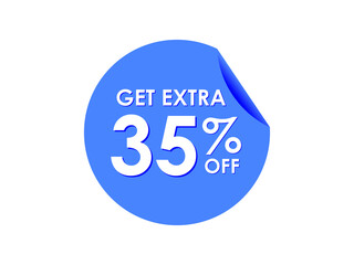 Get Extra 35% percent off Sale Round sticker