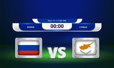 Fifa world cup Qualifier Russia vs Cyprus 2022 Football Match