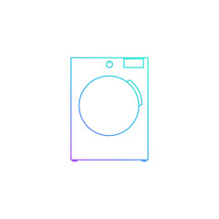 washing machine icon. Vector illustration for graphic design, Web, UI, app.