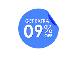 Get Extra 9% percent off Sale Round sticker