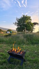 BBQ on a campsite