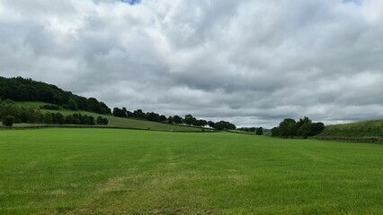 landscape with clouds