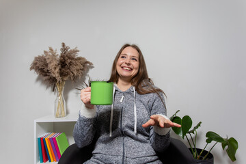 Girl dating online talking by video call